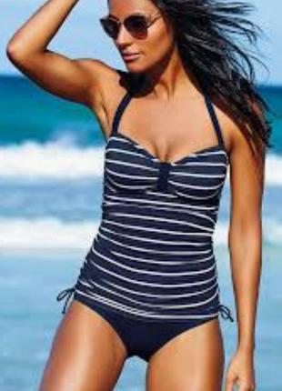 Эффектный танкини топ лиф 70e/75е "magic tankini top" с золотой фурнитурой