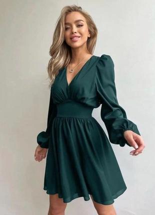Зелена сукня shein