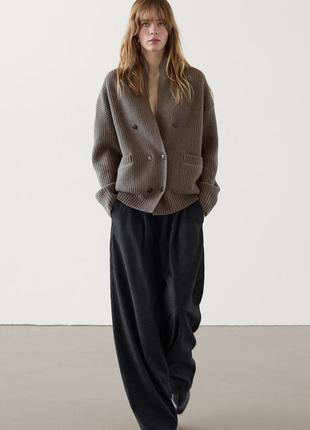 Шерстяной кардиган massimo dutti, размер m