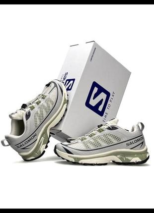Чоловічі кросівки salomon xt-6 ft light grey