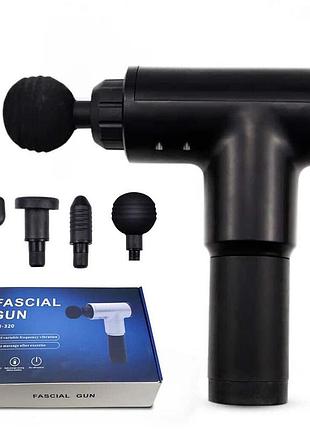 Портативный ручной массажер fascial gun kh-320