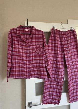 Тепленькая байковая пижама secret