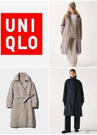 Пухове пальто uniqlo