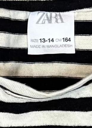 Лонгслив в полоску zara 2
