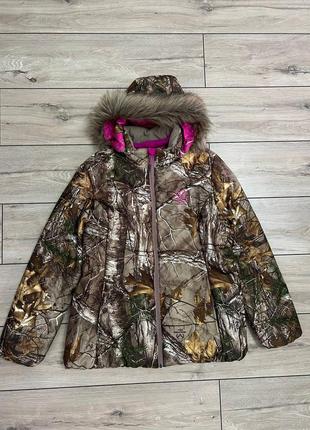 Женская куртка зимняя демисезон охотничья realtree xl камуфляж