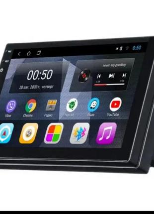 Автомагнитола универсальная mp5 cj cp606 bt android 8.0 2g-16g 2din плеер с usb и sd