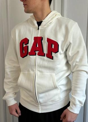 Оригинальная зип-кофта gap new off white new collection