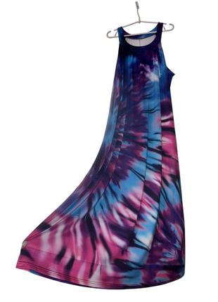 Р. 52-54/2xl-3xl яркое длинное платье батал