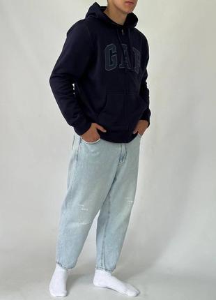 Yeezy YZY GAP ZIP HOODIE ネイビー M Yeezy x Gap Unreleased Zip Sweatshirt Hoodie Navy Men's