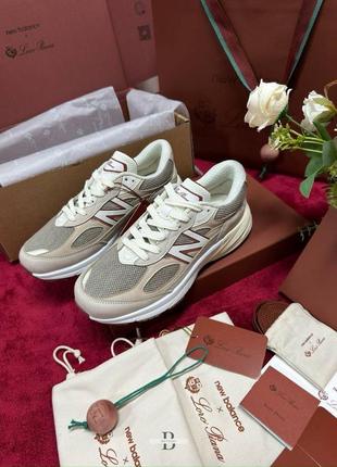 Кроссовки new balance x loro piana❤️3 фото