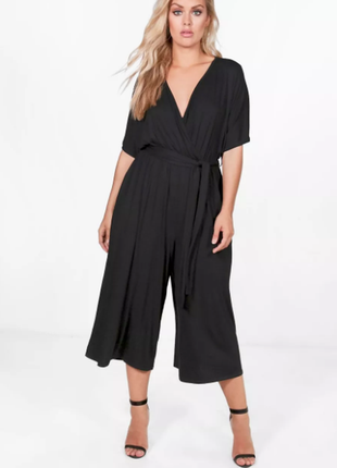 Комбинезон кимоно из вискозы размер батал,curve boohoo