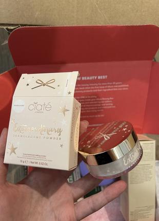 Ciate extraordinary translucent setting powder фиксирующая прозрачная пудра для лица