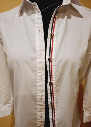 Продам белую блузку sisline, турция, размер м