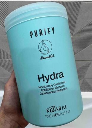 Увлажняющий крем-кондиционер с протеинами рисового молочка kaaral purify hydra conditioner