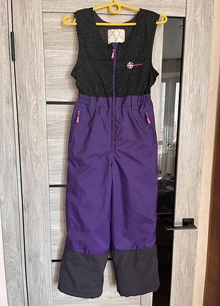 Підлітковий зимовий напів комбінезон huppa 140см