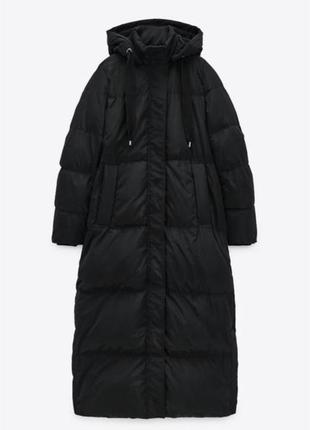 Пальто пуховик zara акция до марта