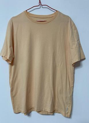 Футболка мужская оранжевая jack &amp; jones, размер l