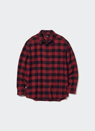 Фланелева сорочка uniqlo