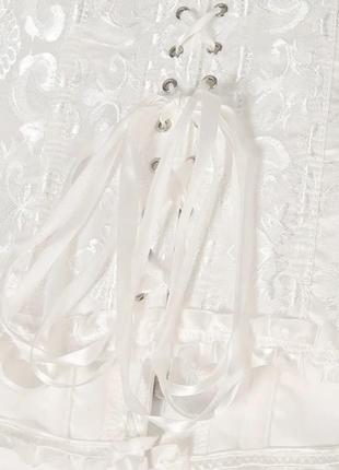 Корсет новий в білому кольорі