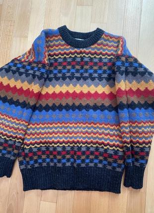 Вінтажний шерстяний светр