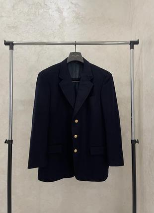 Классический винтажный пиджак nino danieli темно синий