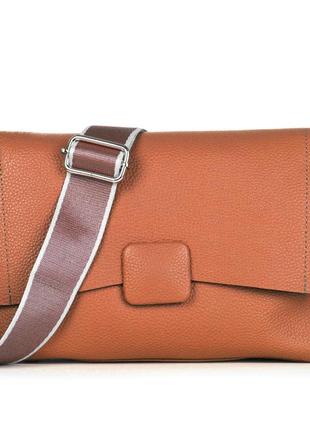 Сумка женская классическая кожа alex rai 99115 l.brown