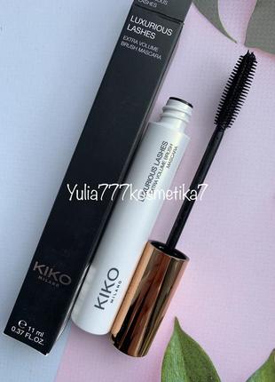 Супер тушь для экстремального объема kiko gossamer emotion creamy 119 lashes
