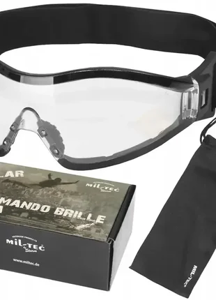 Очки тактические стрелковые mil-tec commando brille para klar