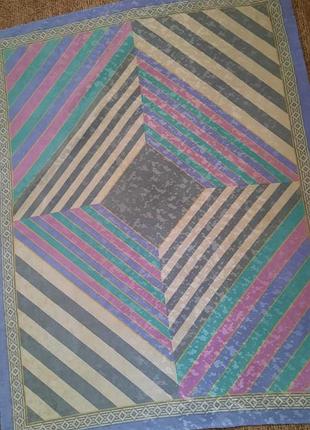 Яркий платок из саржевого шелка2 фото