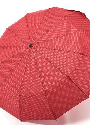 (2406) зонт женский автомат горошек на 12 спиц bellissimo
