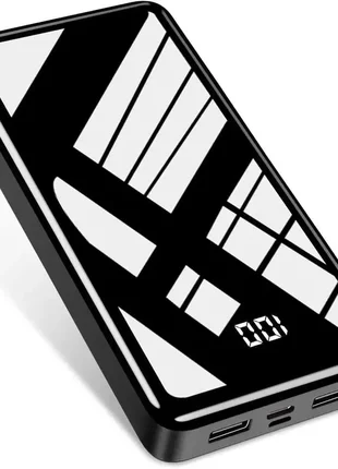 Зовнішній акумулятор 27 000 мач, qc 4.0 usb c 22,5 вт, швидке заряджання pd 20 вт, портативне зарядне