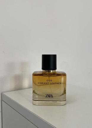 Духи zara vibrant leather oud / мужские духи zara