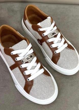 Кроссовки кеды hermes, эрмесс, эрме, гермес