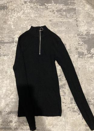 Водолазка, гольф, світер, свитер, кофта, в рубчик