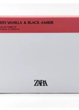 Zara red vanilla black amber edt 2×90 ml