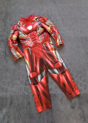 Карнавальный костюм железного человека ironman marvel на 3-4 года рост 104 см