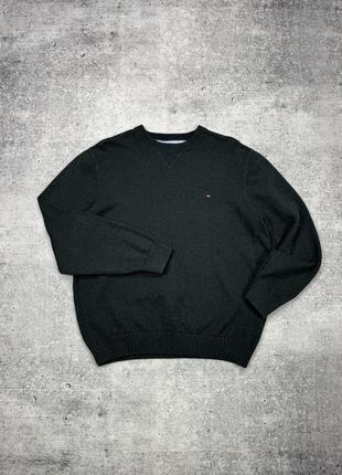Повседневный крутой вязаный классический свитер свитшот tommy Regular hilfiger