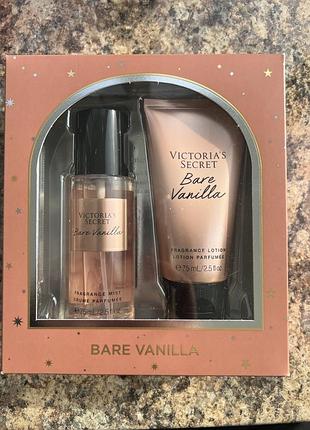 Парфюмированный набор victoria’s secret bare vanilla duo
