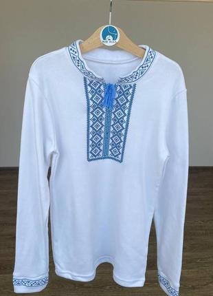 Вишиванка дитяча трикотажна на зріст 122 та 128 см (7 та 8-9 років)