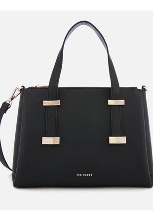 Стильная сумка из натуральной кожи ted baker, оригинал идеальное состояние