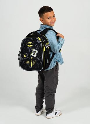 Рюкзак шкільний каркасний kite education dc batman dc25-555s