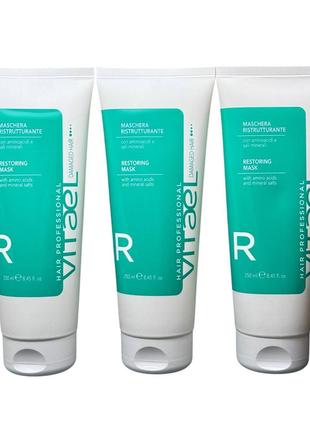 Восстанавливающая маска для поврежденных волос vitael damaged hair restoring mask 250 ml