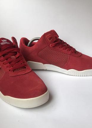 Кроссовки мужские supra ellington cardinal red and white men's sports shoes s73029