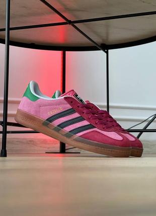 🔥акція 🔥жіночі кросівки gucci x adidas gazelle pink 2