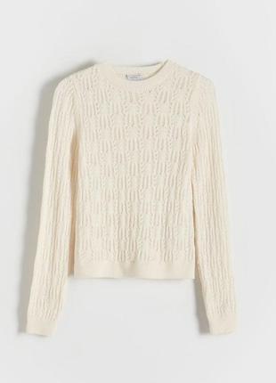 Джемпер з ажурним візерунком