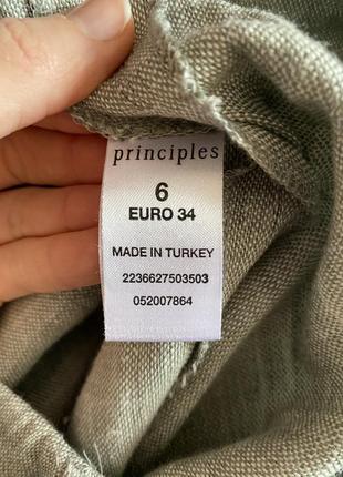 Льняные брюки principles petite 3