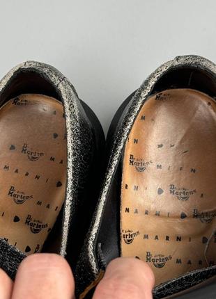 Ботинки marni x dr. martens 1461 derby low туфли черевики мартина8 фото