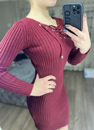 Сукня вязана