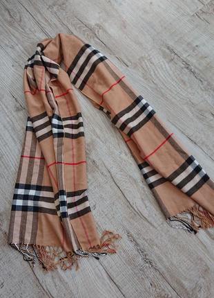 Оригинальный кашемировый шелковый шарф burberry