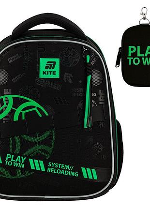Рюкзак шкільний каркасний kite education play&win k25-555s-2